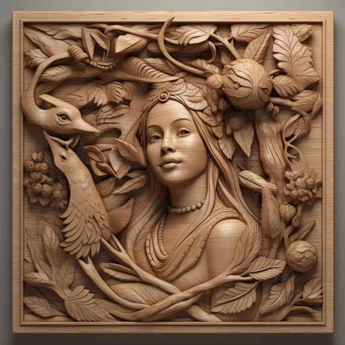 نموذج ثلاثي الأبعاد لآلة CNC 3D Art 